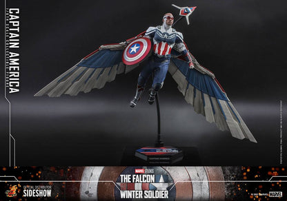 HOT TOYS - Marvel - The Falcon and The Winter Soldier Action Figure 1/6 Captain America