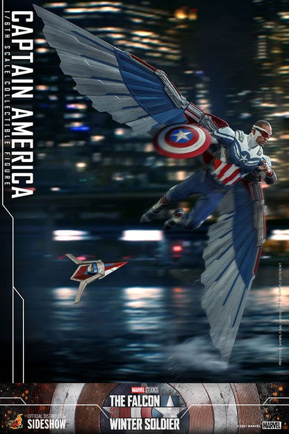 HOT TOYS - Marvel - The Falcon and The Winter Soldier Action Figure 1/6 Captain America