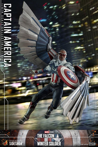 HOT TOYS - Marvel - The Falcon and The Winter Soldier Action Figure 1/6 Captain America