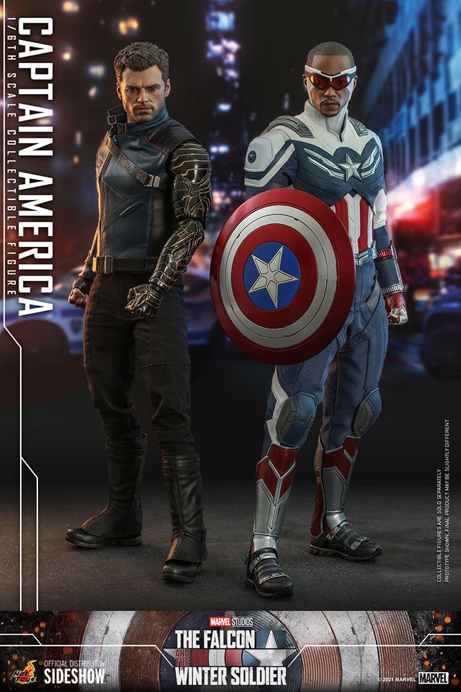 HOT TOYS - Marvel - The Falcon and The Winter Soldier Action Figure 1/6 Captain America