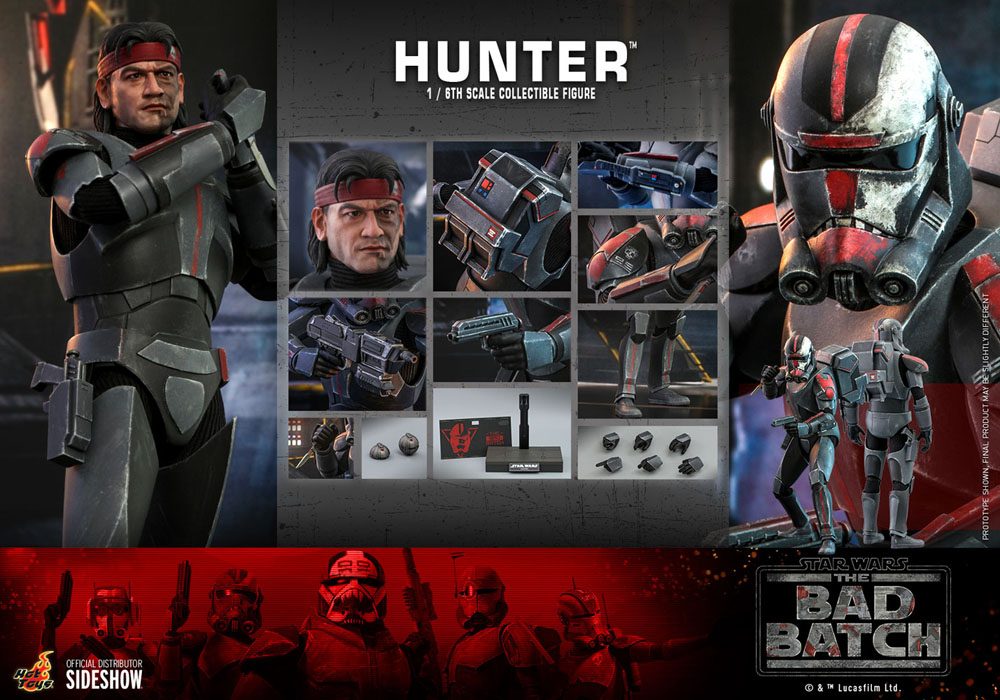 HOT TOYS - Star Wars The Bad Batch 1:6 Action Doll Hunter TMS050