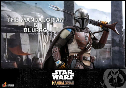 HOT TOYS - Star Wars The Mandalorian 1:6 Action Doll 2 Pack Star Wars The Mandalorian & Blurrg TMS046