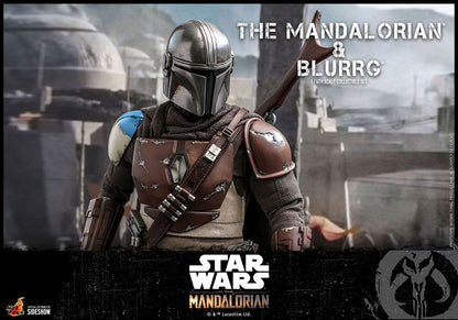 HOT TOYS - Star Wars The Mandalorian 1:6 Action Doll 2 Pack Star Wars The Mandalorian & Blurrg TMS046