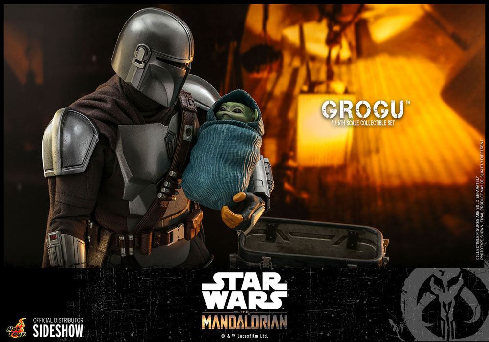 HOT TOYS - Star Wars The Mandalorian 1:6 Action Doll Grogu Set TMS043