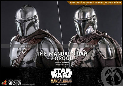 HOT TOYS - Star Wars The Mandalorian & Grogu DeLuxe Ver 1:6 Action Doll TMS052