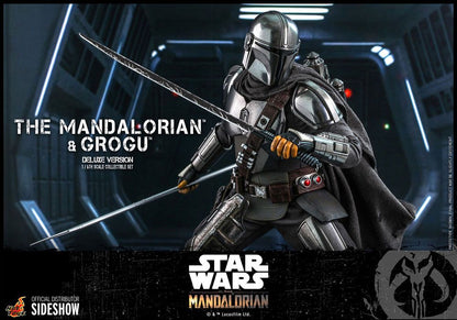 HOT TOYS - Star Wars The Mandalorian & Grogu DeLuxe Ver 1:6 Action Doll TMS052