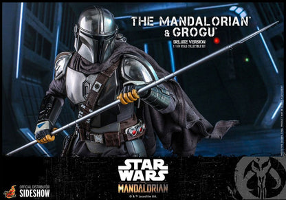 HOT TOYS - Star Wars The Mandalorian & Grogu DeLuxe Ver 1:6 Action Doll TMS052