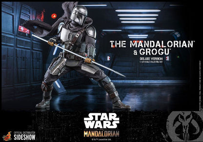 HOT TOYS - Star Wars The Mandalorian & Grogu DeLuxe Ver 1:6 Action Doll TMS052