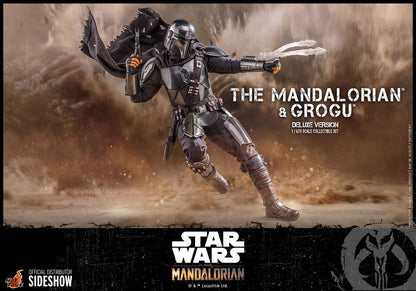 HOT TOYS - Star Wars The Mandalorian & Grogu DeLuxe Ver 1:6 Action Doll TMS052