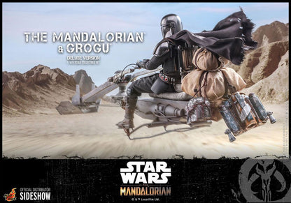 HOT TOYS - Star Wars The Mandalorian & Grogu DeLuxe Ver 1:6 Action Doll TMS052