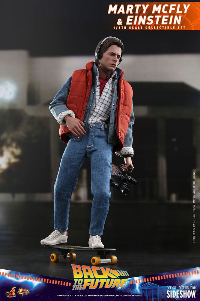 HOT TOYS - Back to the Future Ritorno al Futuro - Marty McFly & Einstein 1:6 Action Doll EXCLUSIVE - MMS 573