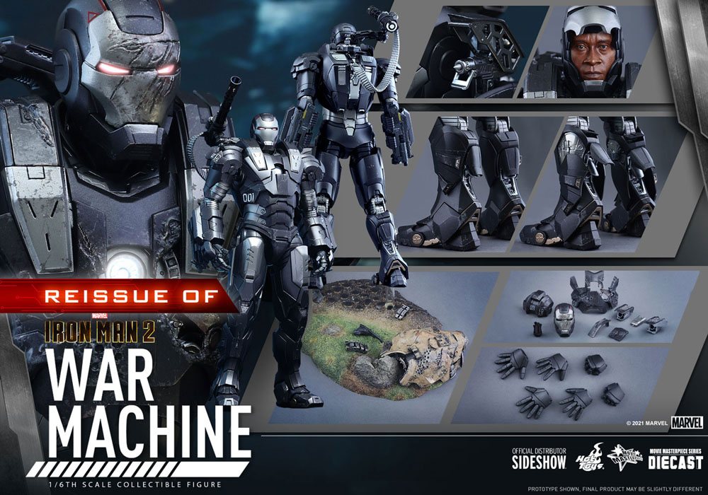 HOT TOYS - Iron Man 2 Movie Masterpiece Action Figure 1/6 War Machine