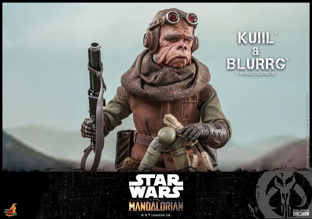 HOT TOYS - Star Wars The Mandalorian Action Figure 2-Pack 1/6 Kuiil & Blurrg