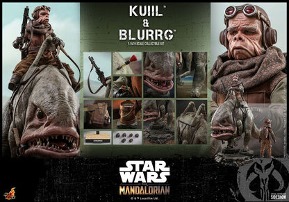 HOT TOYS - Star Wars The Mandalorian Action Figure 2-Pack 1/6 Kuiil & Blurrg