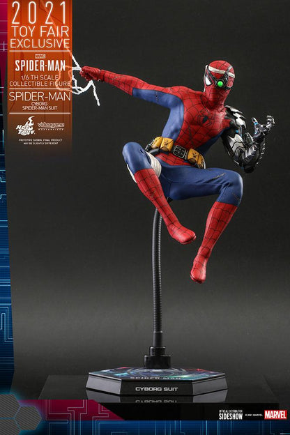 HOT TOYS - Marvel - Spider-Man Cyborg Videogame Masterpiece Suit 1:6 Action Doll 2021 Toy Fair EXCLUSIVE VGM51