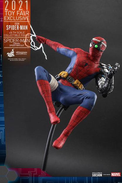 HOT TOYS - Marvel - Spider-Man Cyborg Videogame Masterpiece Suit 1:6 Action Doll 2021 Toy Fair EXCLUSIVE VGM51