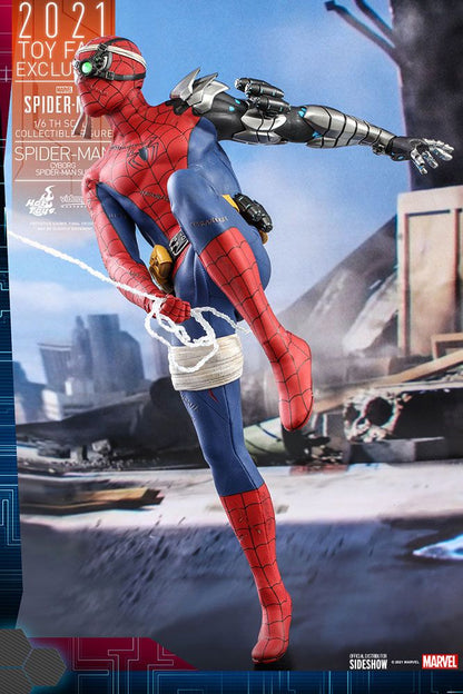 HOT TOYS - Marvel - Spider-Man Cyborg Videogame Masterpiece Suit 1:6 Action Doll 2021 Toy Fair EXCLUSIVE VGM51