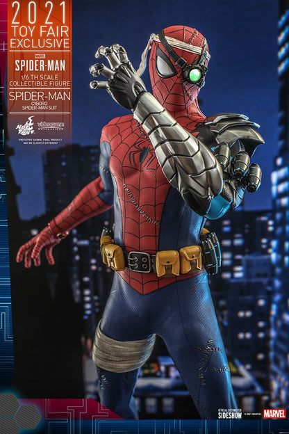 HOT TOYS - Marvel - Spider-Man Cyborg Videogame Masterpiece Suit 1:6 Action Doll 2021 Toy Fair EXCLUSIVE VGM51