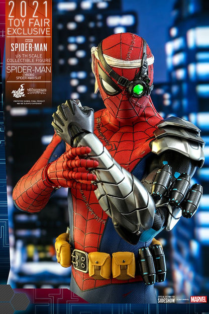 HOT TOYS - Marvel - Spider-Man Cyborg Videogame Masterpiece Suit 1:6 Action Doll 2021 Toy Fair EXCLUSIVE VGM51