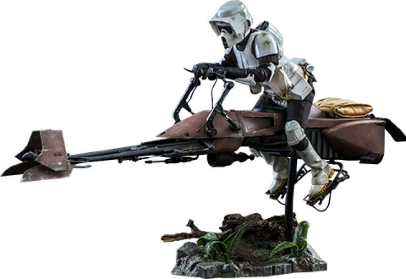 HOT TOYS - Star Wars Episode VI 1:6 Action Doll Scout Trooper & Speeder Bike MMS612