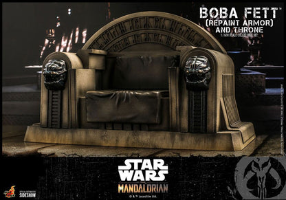 HOT TOYS - Star Wars The Mandalorian 1:6 Action Doll Boba Fett (Repaint Armor) and Thrones TMS056