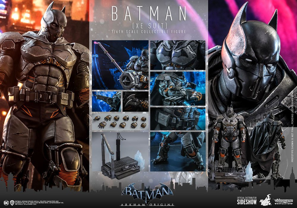 HOT TOYS - Dc Comics - Batman Arkham Origins 1:6 Action Doll Batman (Xe Suit)