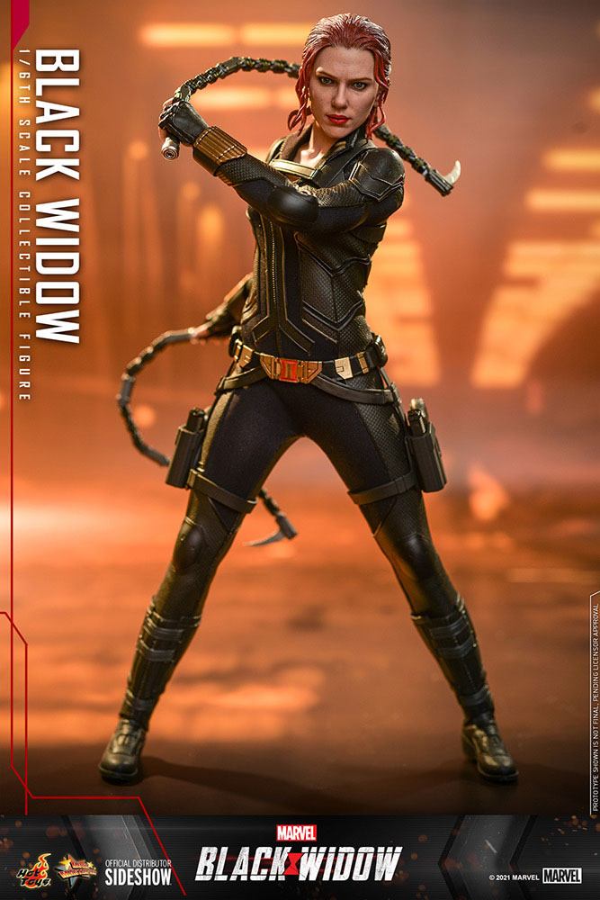 HOT TOYS - Marvel - Black Widow Movie Masterpiece 1:6 Action Doll Black Widow MMS603