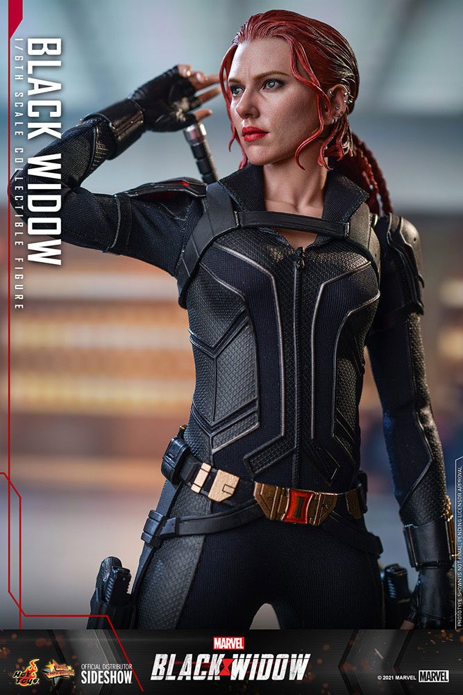 HOT TOYS - Marvel - Black Widow Movie Masterpiece 1:6 Action Doll Black Widow MMS603