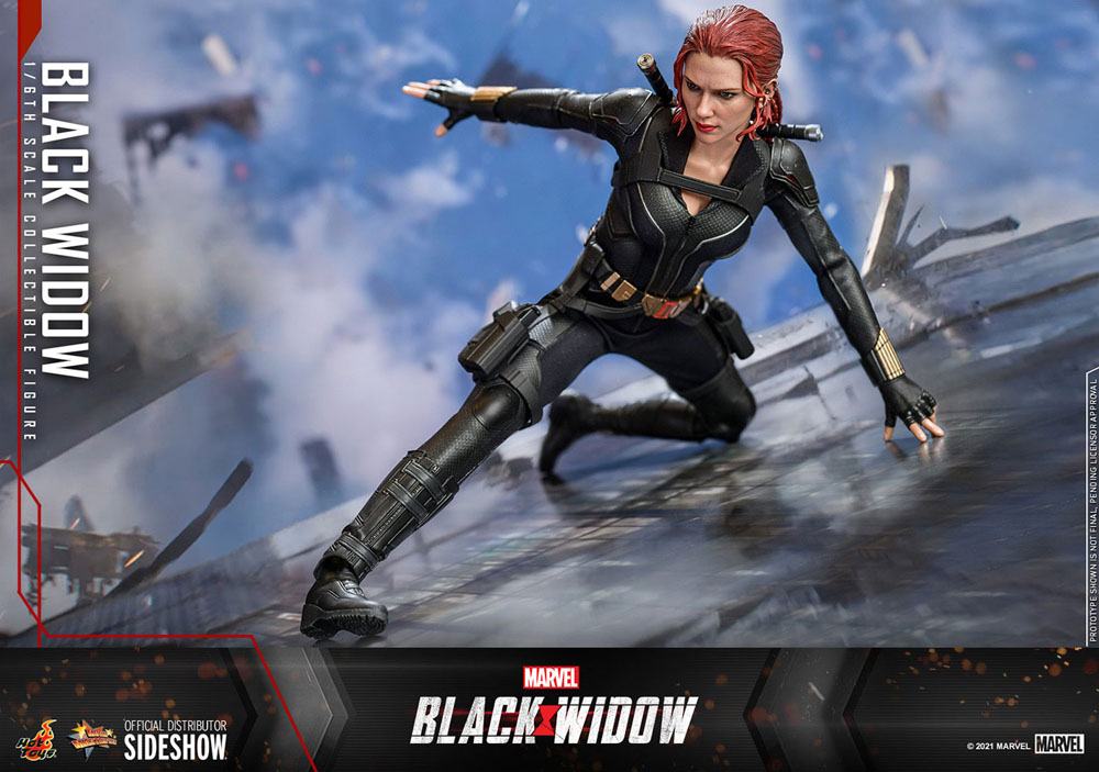 HOT TOYS - Marvel - Black Widow Movie Masterpiece 1:6 Action Doll Black Widow MMS603