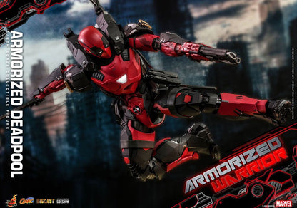 HOT TOYS - Marvel - Comic Masterpiece 1:6 Action Doll Armorized Deadpool CMS09 - D42