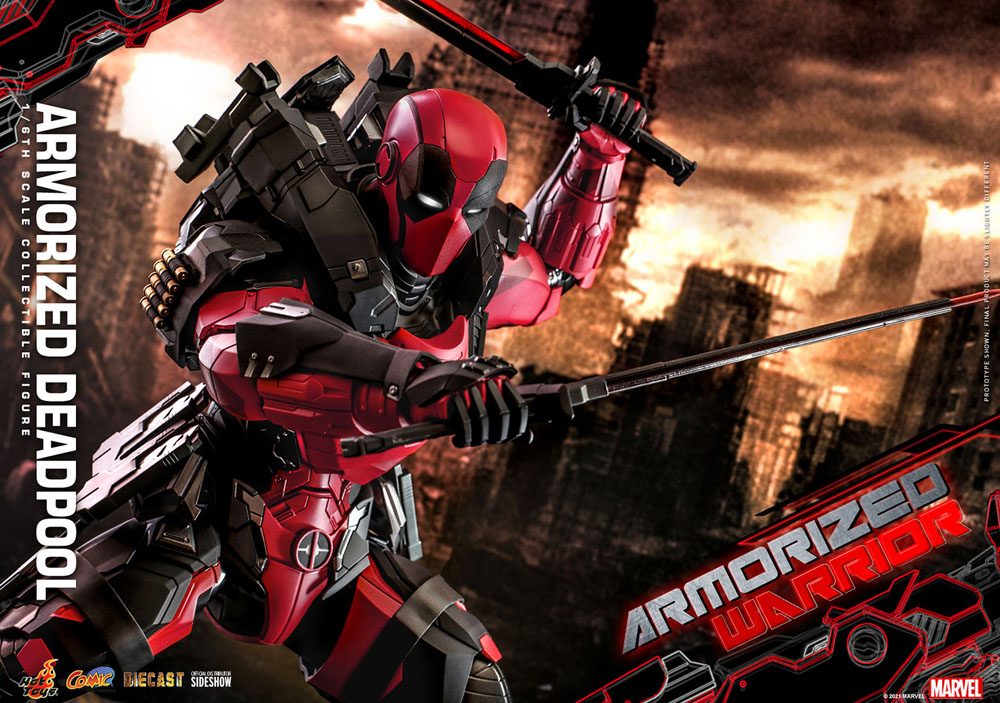 HOT TOYS - Marvel Comic Masterpiece Action Figure 1/6 Armorized Deadpool