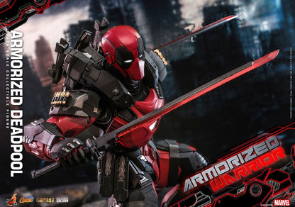 HOT TOYS - Marvel - Comic Masterpiece 1:6 Action Doll Armorized Deadpool CMS09 - D42