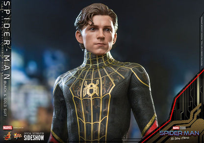 HOT TOYS - Marvel - Spider-Man No Way Home  Spider-Man (Black & Gold Suit) MMS604