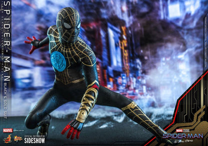 HOT TOYS - Marvel - Spider-Man No Way Home  Spider-Man (Black & Gold Suit) MMS604