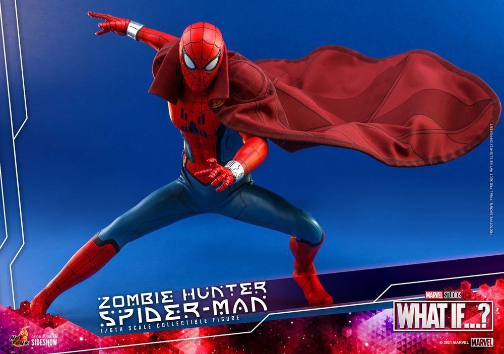 HOT TOYS - Marvel - What If...? 1:6 Action Doll Zombie Hunter Spider-Man TMS058