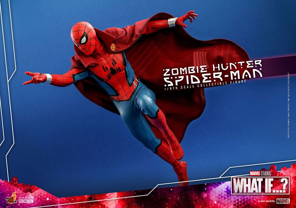 HOT TOYS - Marvel - What If...? 1:6 Action Doll Zombie Hunter Spider-Man TMS058