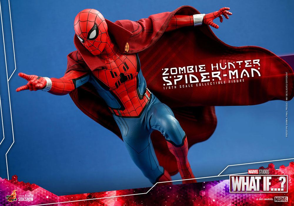 HOT TOYS - Marvel - What If...? 1:6 Action Doll Zombie Hunter Spider-Man TMS058