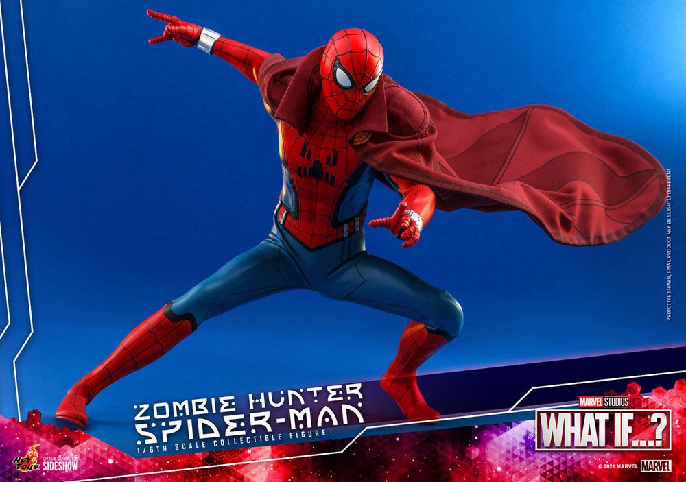 HOT TOYS - Marvel - What If...? 1:6 Action Doll Zombie Hunter Spider-Man TMS058