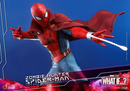 HOT TOYS - Marvel - What If...? 1:6 Action Doll Zombie Hunter Spider-Man TMS058