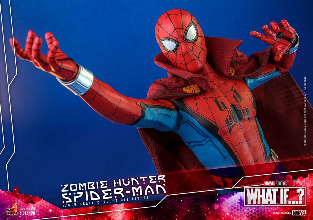 HOT TOYS - Marvel - What If...? 1:6 Action Doll Zombie Hunter Spider-Man TMS058