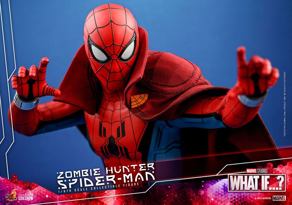 HOT TOYS - Marvel - What If...? 1:6 Action Doll Zombie Hunter Spider-Man TMS058