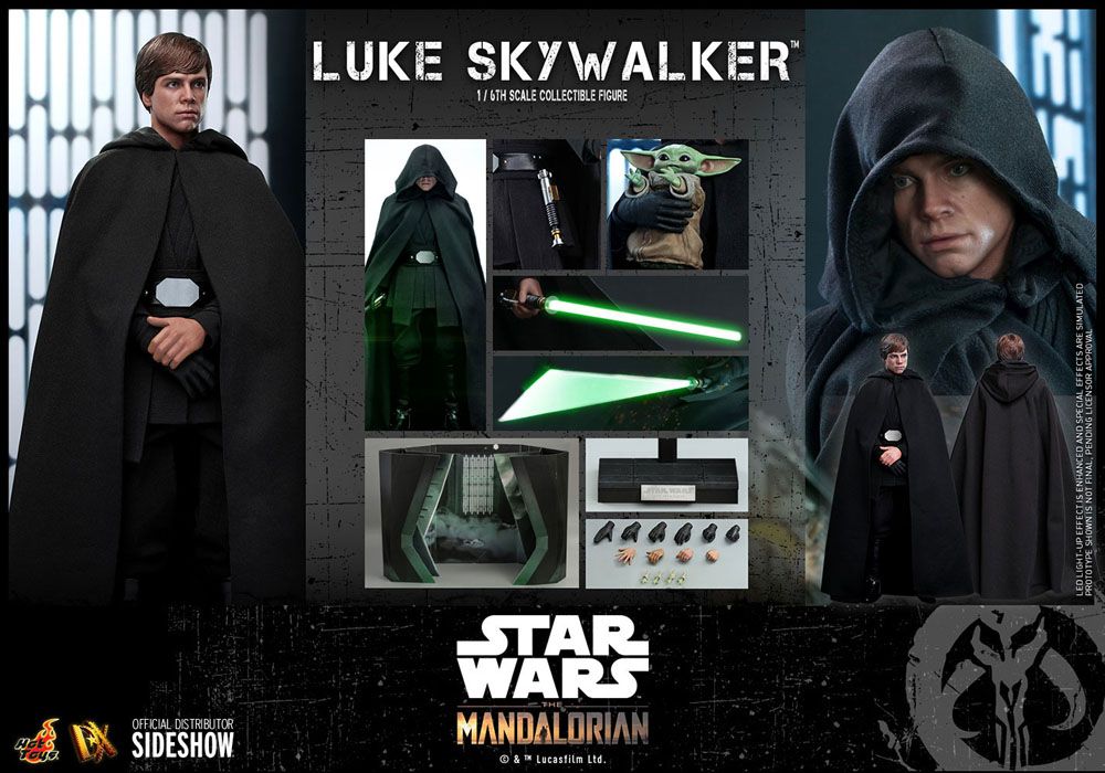 HOT TOYS - Star Wars The Mandalorian 1:6 Action Doll Luke Skywalker DX22