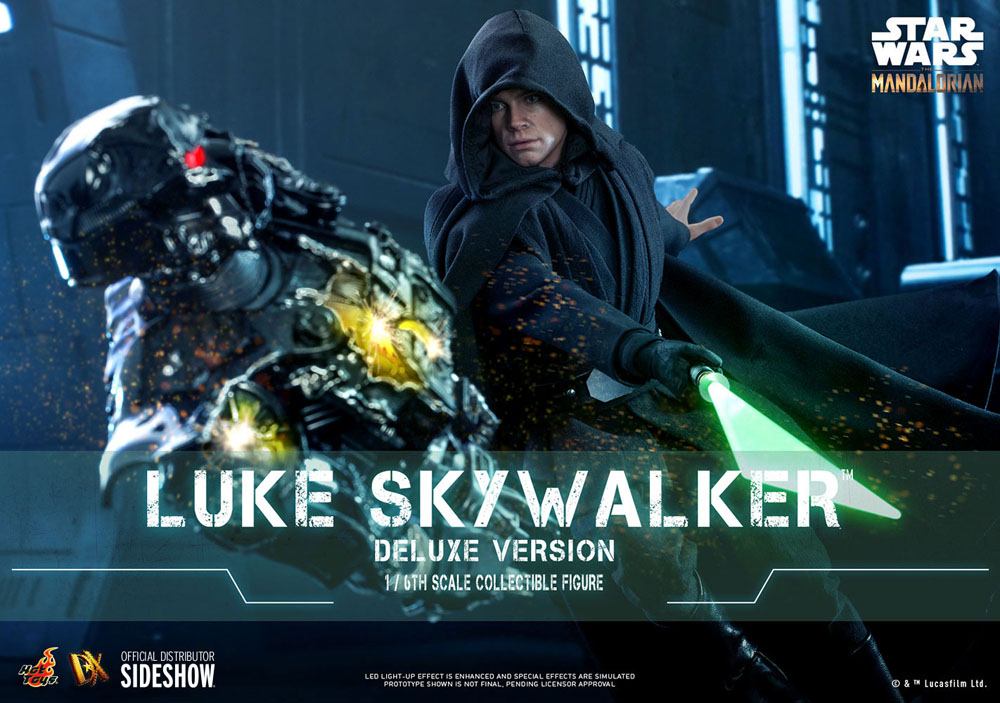 HOT TOYS - Star Wars The Mandalorian 1:6 Action Doll Luke Skywalker (DeLuxe Ver) DX23