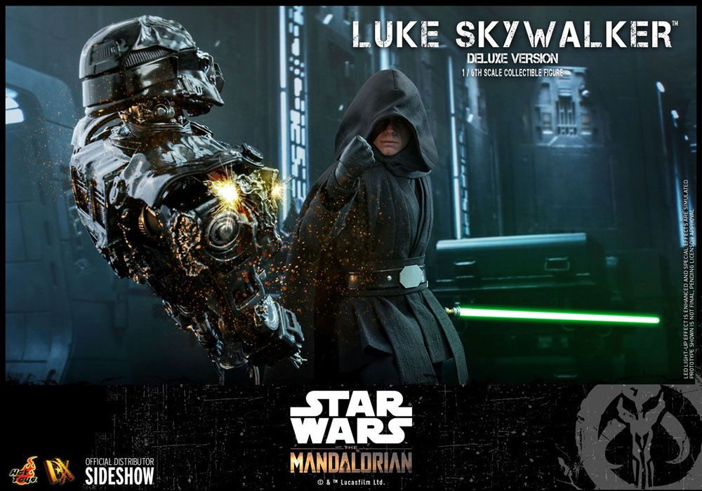 HOT TOYS - Star Wars The Mandalorian 1:6 Action Doll Luke Skywalker (DeLuxe Ver) DX23