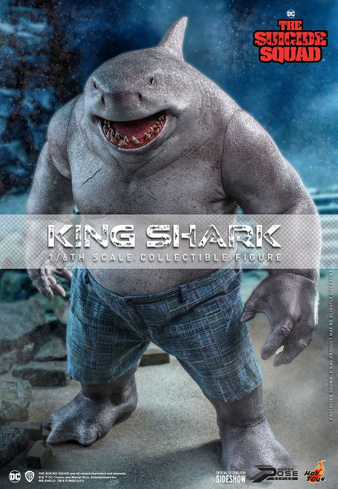 HOT TOYS - Dc Comics - Suicide Squad Movie Masterpiece 1:6 Action Doll King Shark PPS006