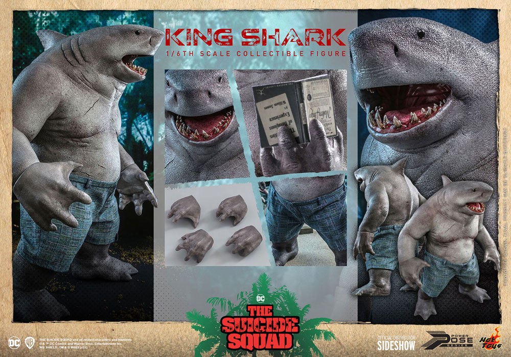 HOT TOYS - Dc Comics - Suicide Squad Movie Masterpiece 1:6 Action Doll King Shark PPS006