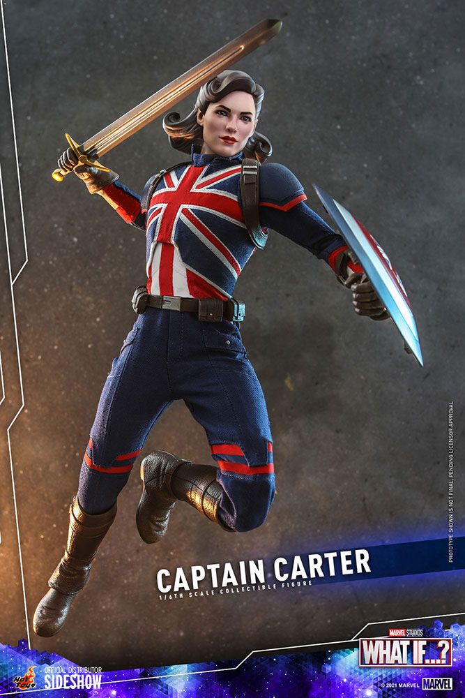 HOT TOYS - Marvel - What If...? 1:6 Action Doll Captain Carter TMS059