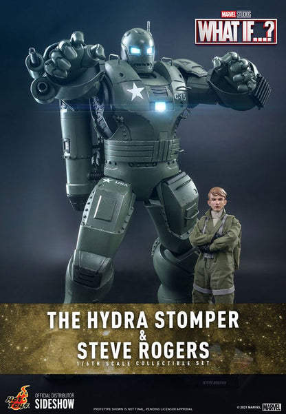 HOT TOYS - Marvel - What If...? 1:6 Action Doll Steve Rogers & The Hydra Stomper  TMS060
