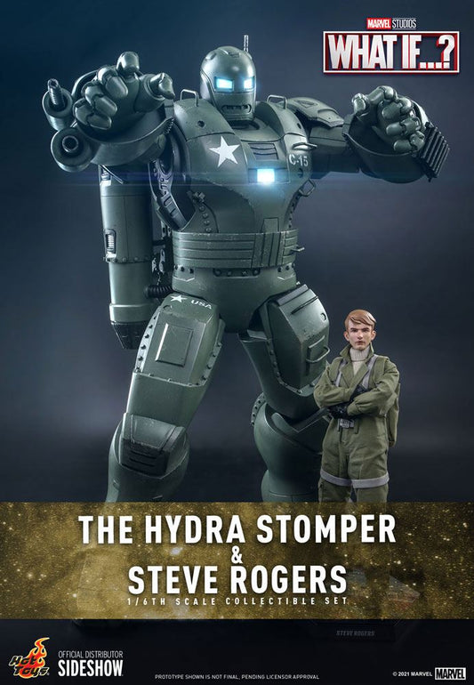 HOT TOYS - Marvel - What If...? 1:6 Action Doll Steve Rogers & The Hydra Stomper  TMS060