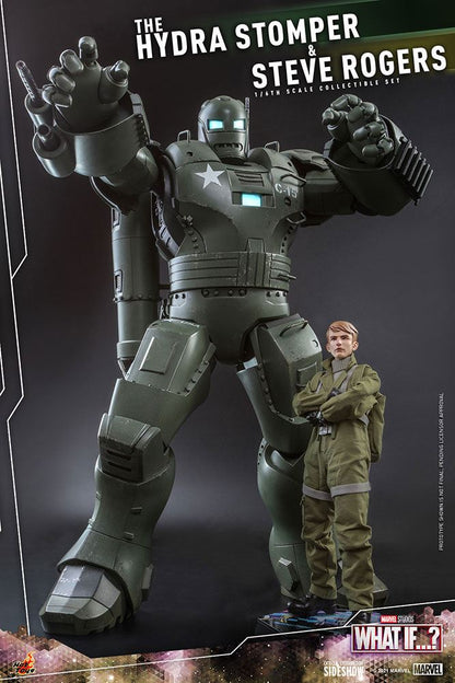 HOT TOYS - Marvel - What If...? 1:6 Action Doll Steve Rogers & The Hydra Stomper  TMS060